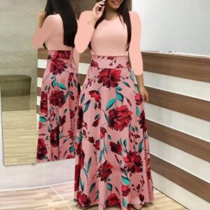 Female Dress Women Long Gown For Ladies Dinner Classic Cooperate Office